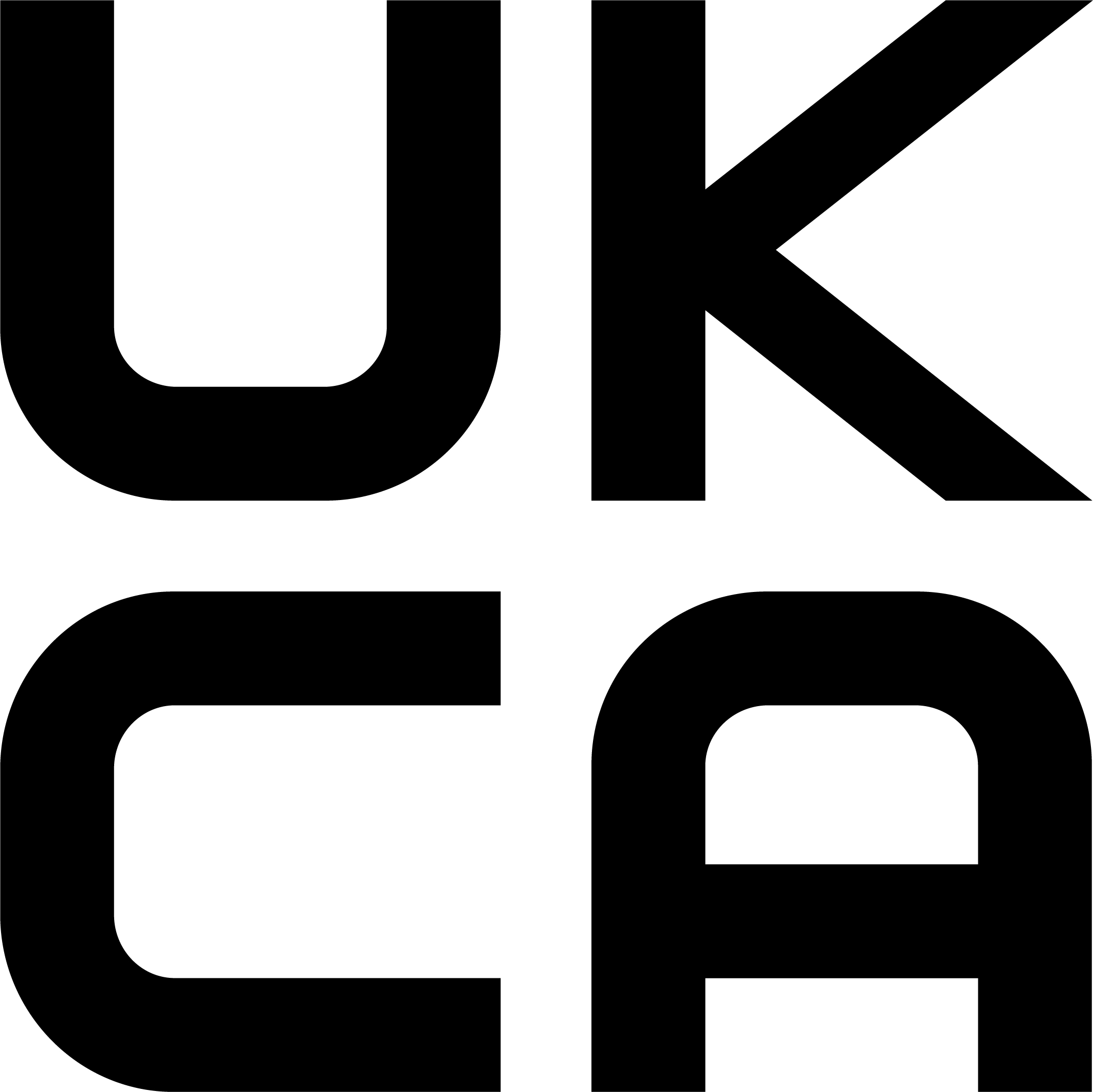 UKCA marking symbol indicating compliance with UK regulations for products.